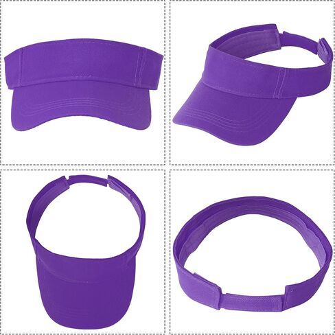 5 Pieces Sport Wear Athletic Visor Sun Sports Visor Hat Visor Adjustable Cap for Women and Men (One Size) in Kuwait