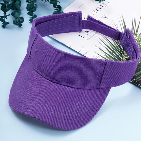 5 Pieces Sport Wear Athletic Visor Sun Sports Visor Hat Visor Adjustable Cap for Women and Men (One Size) in Kuwait