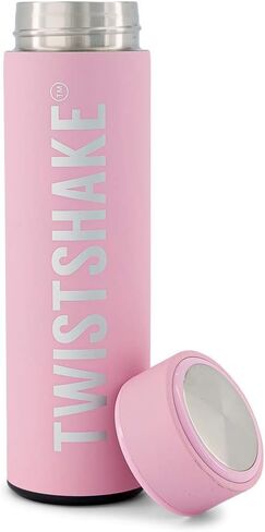Twistshake Hot Or Cold Thermos Bottle,Grey (Pastel), 420 ml in Saudi Arabia