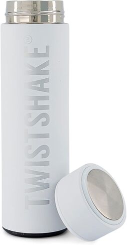 Twistshake Hot Or Cold Thermos Bottle,Grey (Pastel), 420 ml in Saudi Arabia