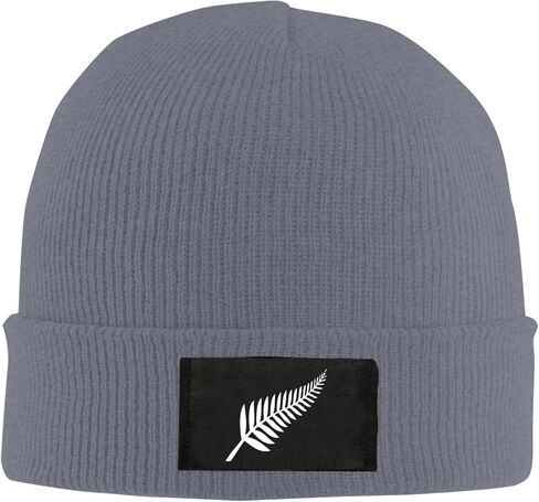 New Zealand Maori Fern Unisex Beanie Hat Knitted Warm Cap Wool Knitted Hat in Saudi Arabia