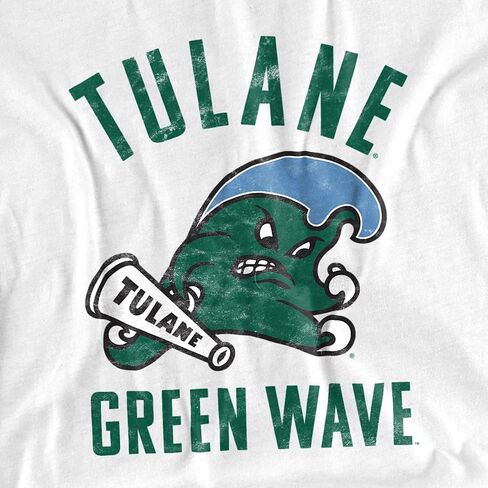 Tulane University Official Green Wave Logo Youth Kids Boy/Girls T Shirt in Saudi Arabia