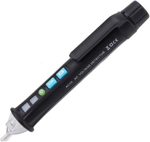 جهاز اختبار جهد التيار المتردد، MESTEK AC10 1000 فولت، جهاز اختبار جهد التيار المتردد الذكي غير المتصل، جهاز كشف الجهد الكهربائي، جهاز اختبار الجهد الكهربي in Kuwait