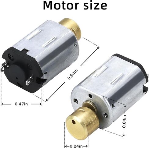 3PCS N20 DC Vibration Motor 3V 8000RPM Small Vibrating Motor for Remote Control Racing Toys, Vibrating Massager in Saudi Arabia