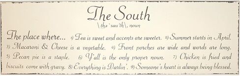 50006 The South Sign, 26" x 8" in Saudi Arabia