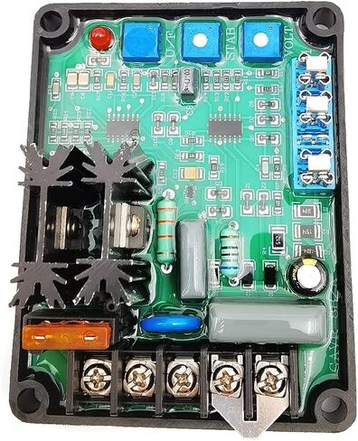 Health Gear Generator Voltage Regulator, Automatic Voltage Regulator Module GAVR-8A Universal AVR Generator 110/220/440 VAC Programmable Input, Hihg acity 8Amp Fuse in Saudi Arabia
