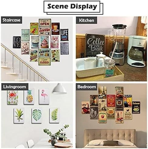 Funny Metal Tin Sign Types of Hot Dogs Retro Tin Sign Vase Flowers Poster Plaque Entryway Decor Gallery Wall Sign 12 X 8 IN in Saudi Arabia