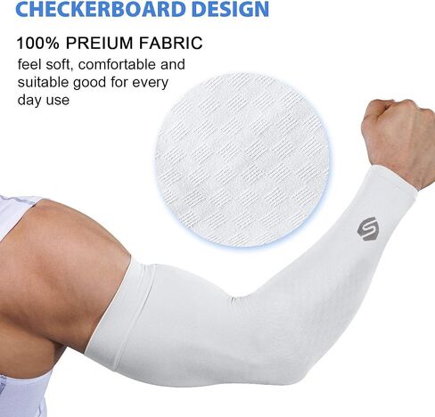 UV Protection Arm Sleeves Men Women Cycling Driving Golfing Running in Saudi Arabia