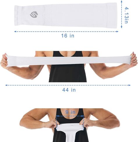 UV Protection Arm Sleeves Men Women Cycling Driving Golfing Running in Saudi Arabia