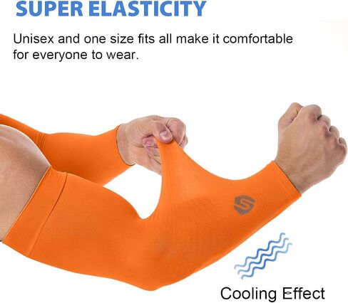 UV Protection Arm Sleeves Men Women Cycling Driving Golfing Running in Saudi Arabia