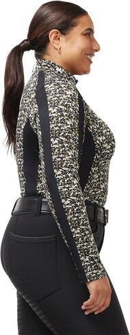 قميص Kerrits Cool Alignment Ice Fil بأكمام طويلة - طباعة in Kuwait