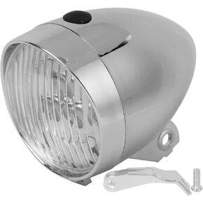 Vintage Bike Headlight, 3 LED Retro Bike Front Light Lamp Bicycle Headlight Cycling Flashlight Headlamp with Bracket