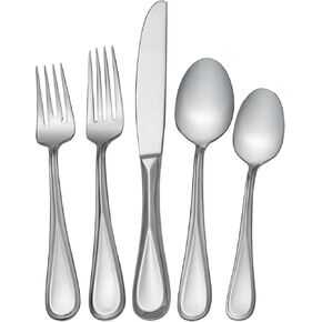 Mikasa Bravo 101-Piece 18/10 Stainless Steel Flatware Set, 101pc