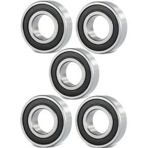 5 قطعة قسط 6202 2RS ABEC3 المطاط مختومة كرة أخدود عميقة تحمل 15x35x11 مللي متر in Kuwait