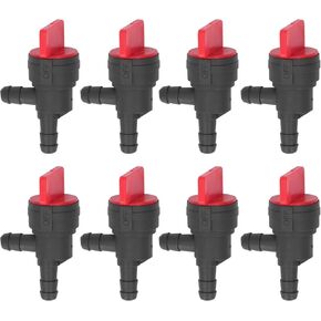 1/4in Fuel Valve, 8Pcs Gas Valve Right Angle, Replaces TC 35857/731 07851/698181/698180/697944/494769/120 228/07 125, High Precision, Stable and Reliable, Durable and Wear Resistant