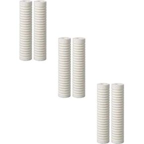 Complete Filtration Services 2.5 inch X 9.75 inch 5 Micron Grooved Dirt/Sediment Water Filter Cartridges Compatible with WHKF-GD05 & AP110 Quantity of 6