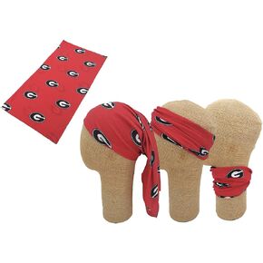 Georgia Gear Georgia Logo Bulldogs Cool 16 "غطاء رأس مطاطي برقبة UGA - هدية احتفال بالبطولة الوطنية لمحبي كرة القدم الجورجية وكرة السلة والملابس والمزيد! حماية من الشمس in Kuwait