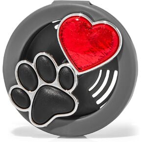 Limited Brands Bath Body Works Scentportable Vent Clip Greay Paw & Heart, grey (dsfsdf)