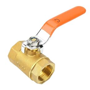 Brass Ball Valve, 3/4 Ball Valve DN20 BSP Full Port Ball Valve Thread Ball Valve Lever Handle for Water, Oil, and Gas,1.6MPa Female Brass Ball Valve