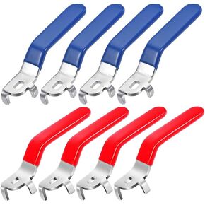 8 Pcs Ball Valve Handle for Ball Valve Valve Handle Quarter Turn Spigot Handle,Hole Size 5 x 8 mm for Outdoor Faucet Replacement Repair(Red and Blue)