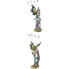 Design Toscano S/2 LOCHLOY House Fairy Statues
