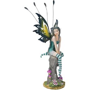 Design Toscano S/2 LOCHLOY House Fairy Statues