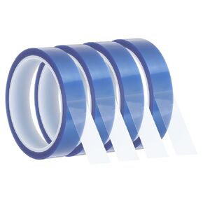 PATIKIL Heat Resistant Tape, 4 Rolls 20mm x 33m(108ft) Heat Transfer Thermal Tape Heat Vinyl Thermal Sublimation Press Tape, No Residue, for Electronics Soldering, Blue in Kuwait
