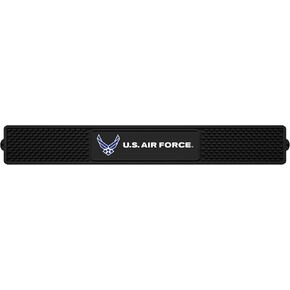 FANMATS 15729 U.S. Air Force Drink Bar Mat - 3.25in. x 24in. - Durable Dish Drying Mat, Easy Clean, Counter Mat