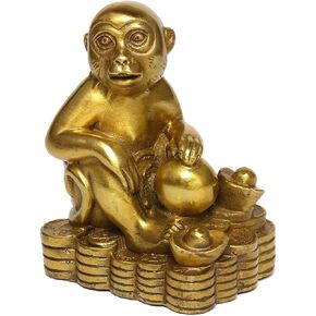 BRABUD Zodiac Brass Monkey Statue Chinese Handmade Home Decor Collectibles Figurine BS050