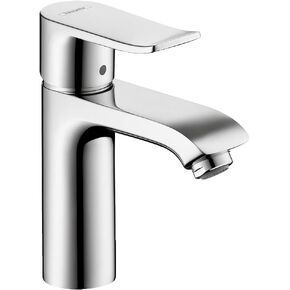 hansgrohe Metris Modern Upgrade Easy Install 1-Handle 1 7-inch Tall Bathroom Sink Faucet in Chrome, 31121001