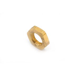 Anderson Metals 06111 Brass Pipe Fitting, Locknut, 3/8" NPT Female