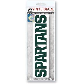 Michigan State University Spartans Vinyl Car Decal Window Sticker