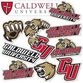 Desert Cactus Caldwell University Stickers Cougars CU Vinyl Decals Laptop Water Bottle Car Scrapbook (Type 2)