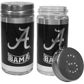Siskiyou Sports NCAA Alabama Crimson Tide Black Salt & Pepper Shaker Alabama Crimson Tide, One Size, Black