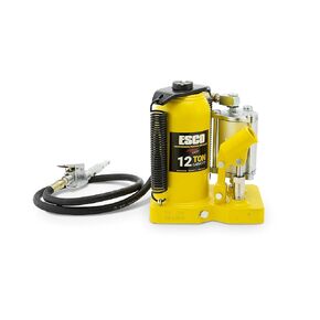 Pro Series 12 Ton Air Hydraulic Bottle Jack