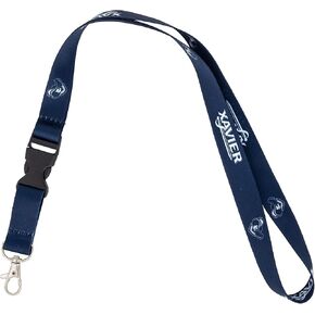 Desert Cactus Xavier University Lanyard XU Musketeers Car Keys ID Badge Holder Keychain Detachable Breakaway Snap Buckle (Blue)