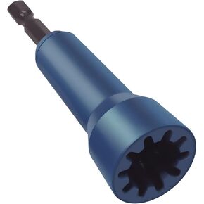 Wire Nut Twister, Wire Twister Tool for Drill & Wire Stripper for Drill,Drill Wire Twister Electrical Tools with 1/4" Chuck,Blue (1 Pack)