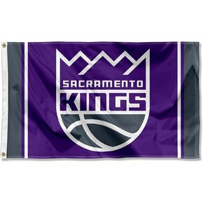 Sacramento Kings Crown Indoor Outdoor Flag