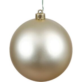 Vickerman Shatterproof Shiny Ball Ornaments, 32 per Box, 3", Antique Gold