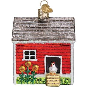 Old World Christmas Chicken Coop