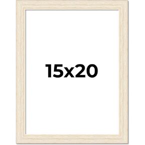 Poster Palooza 15x20 Traditional Antique Gold Wood Picture Frame with UV Acrylic Plexiglass, Foam Board Backing and Hardware Included