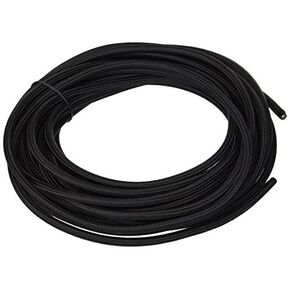 32.8ft Round 18/2 Rayon Covered Wire,HESSION 18 AWG Antique Industrial Electrical Cloth Cord,Vintage Style Lamp Cord strands(Black)