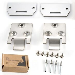 2 Pair Golf Cart Seat Hinge Kit for EZGO Electric/Gas (1995-up) TXT/Medalist Golf Cart - Replaces OEM 71610-G01 71609-G01