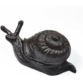 Snail shape Cast Iron Hider Home Garden Statues Ornament Jewelry Hiding Spare Key Box outdoor Ornament Snail Indoor Decoration Trinkets Box for money Key Earring Ring almost all regions