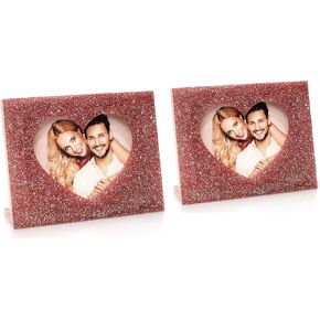 Picture Frame, Integrated Cube Photo Frame for 4 Pictures, 3.5"x5" Resin Picture Frame for Home and Office Decor, Multi-Purpose Photo Box Vase,Table Remote Holder