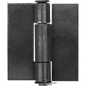 6½ x 5 inches Weldable Door Hinges Heavy Duty Metal Gate Hinges Steel Butt Hinge with Removable Pin, 5 mm Thickness, Load 440lb (2 PCS)