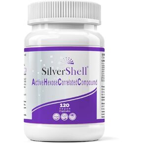 Active Hexose Correlated Compound, Immune System Booster for HPV Clearence, Shiitake Mushroom Extract, Supports Natural Killer Cell Activity, 120 Veggie Capsules