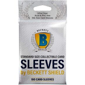 Ultra Pro Beckett Shield Clear Soft Card Sleeves - 100 Sleeves Pack