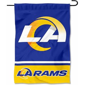 Rams LA Logo Garden Flag Double Sided Banner