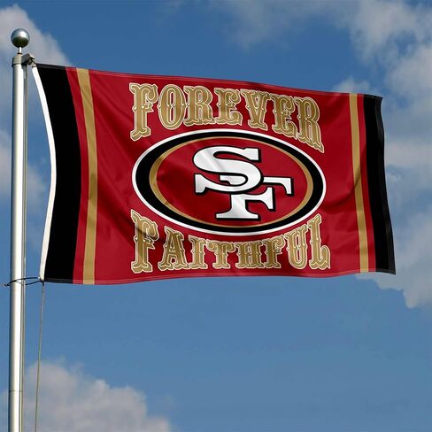 San Francisco 49ers Forever Faithful Large 3x5 Flag in Saudi Arabia